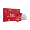 cofanetto dsq red wood edp 100ml + s/g 100ml + borsello