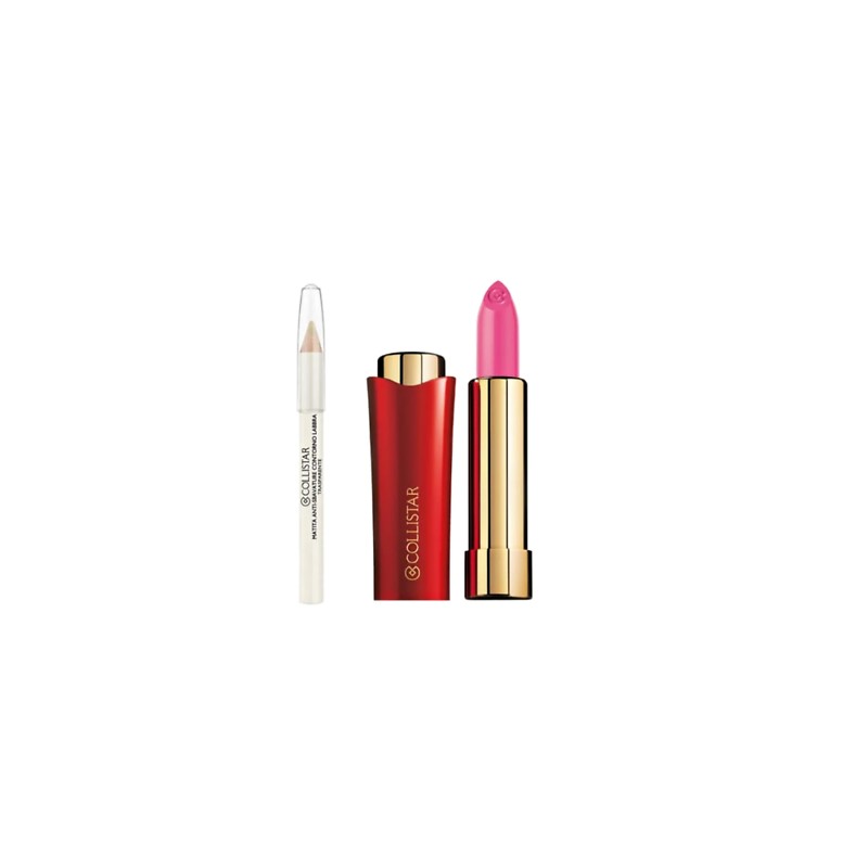 Collistar Rossetto Lipstick Vibrazioni Di Colore 39 begonia + Matita Labbra Anti-Sbavature