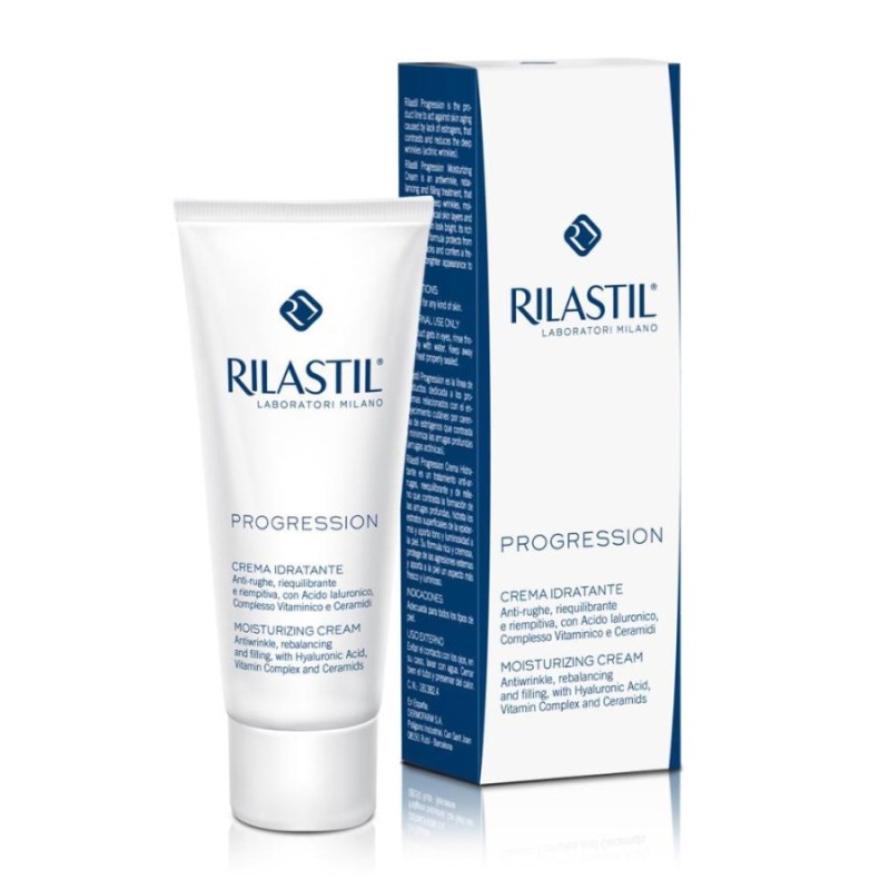 Rilastil Progression Crema Idratante Anti-Rughe Riequilibrante 50 ml