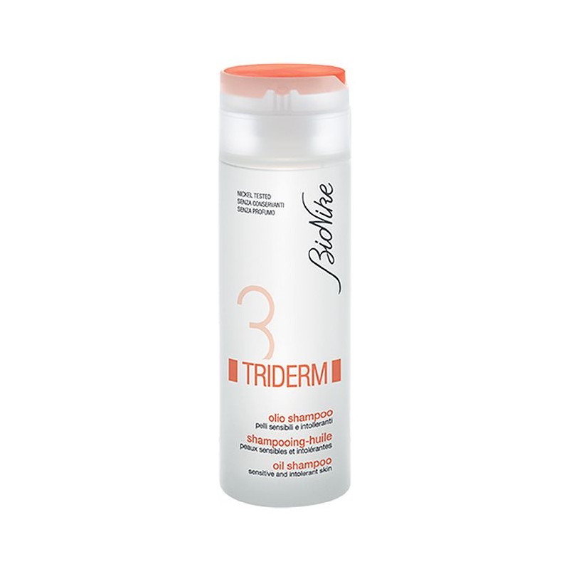 Bionike Triderm Olio shampoo per pelli sensibili e intolleranti 200 ml