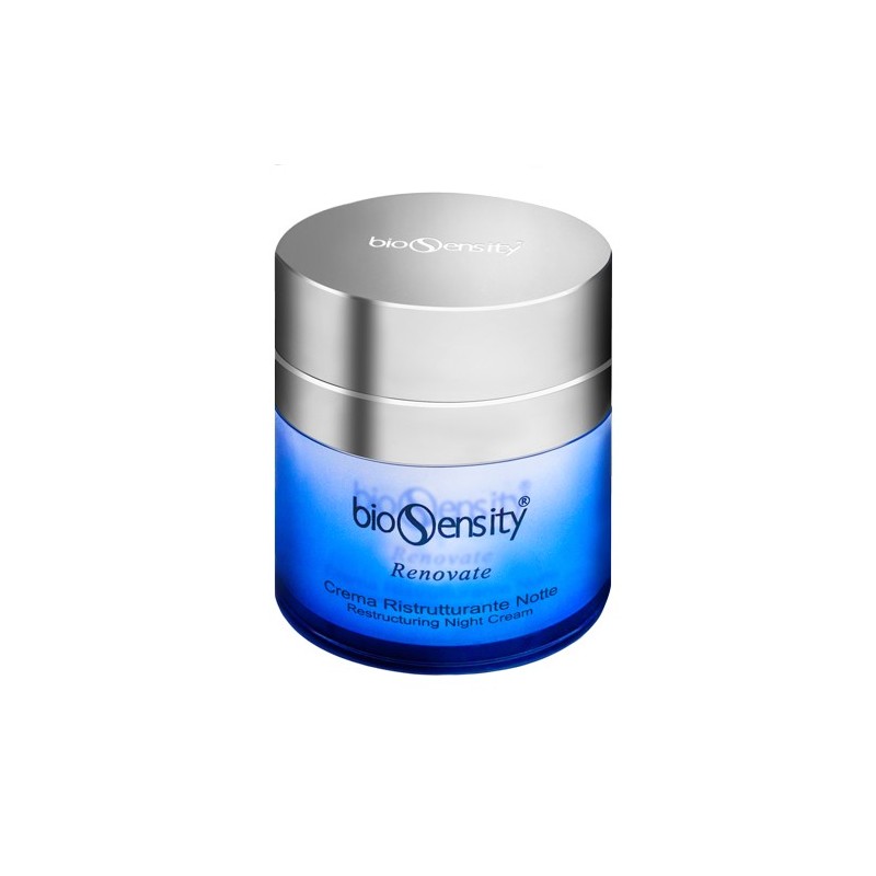 Biosensity Renovate Crema Ristrutturante Notte con Ceramide 3 e Vitamina A-C-E-F 50ml