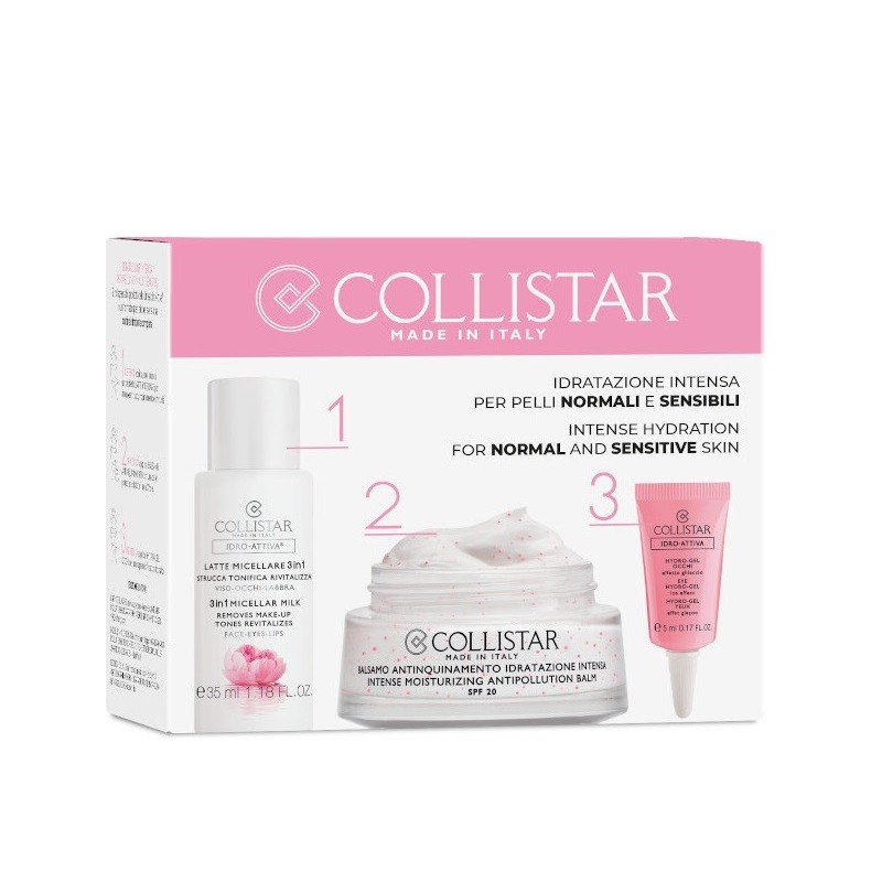 COLLISTAR KIT IDRO-ATTIVA BALSAMO ANTINQUINAMENTO IDRATAZIONE INTENSA SPF20