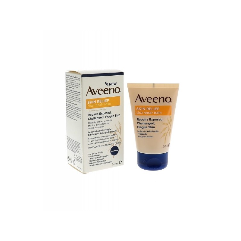 Aveeno Skin Relief Balsamo Riparatore Lenitivo Cica 50 ml